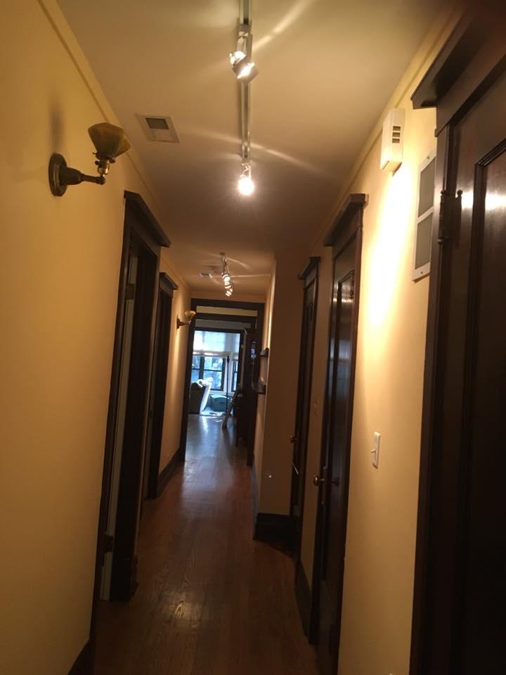 Hallway and doors